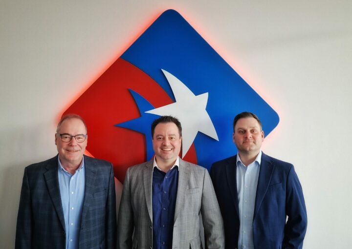 From left to right: Knuth Meinardus, Sales Manager, TGP. Morten Guba, Project Manager, TGP. Nicholas Schubert, Project Manager TGP.